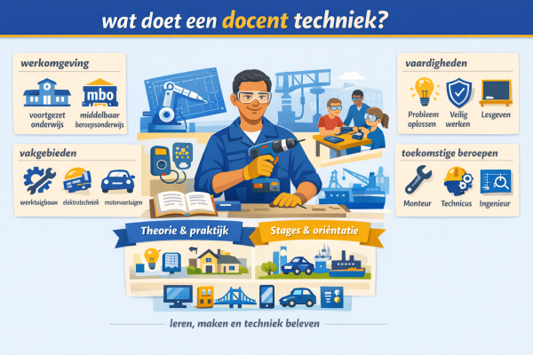 Alles over het beroep docent techniek Wat doet een docent techniek
